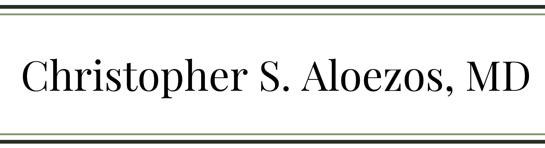 Christopher Aloezos MD – Harrison, NY